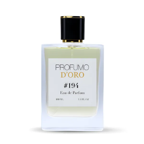 Profumo Doro 194 – edler Flakon mit amber-holzigem Eau de Parfum aus Leder, Vanille und Amber für Herren